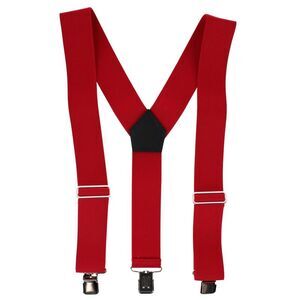 Welch Men's 2 Inch Elastic Y-Back Clip End Suspenders